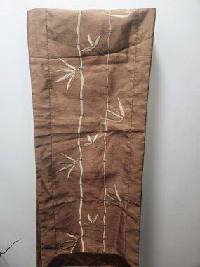 Light Brown Table Runner Zen Home Decor Accent